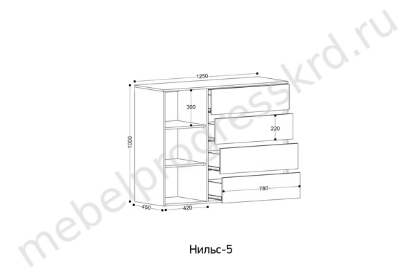Комод "Нильс-5"